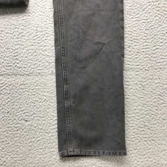 Current/Elliott LA Heritage Corduroy Pants Womens 33x32 Straight Leg Black - Picture 8 of 10